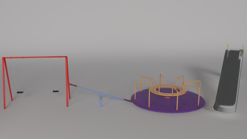 Park play equipment set preview image 1